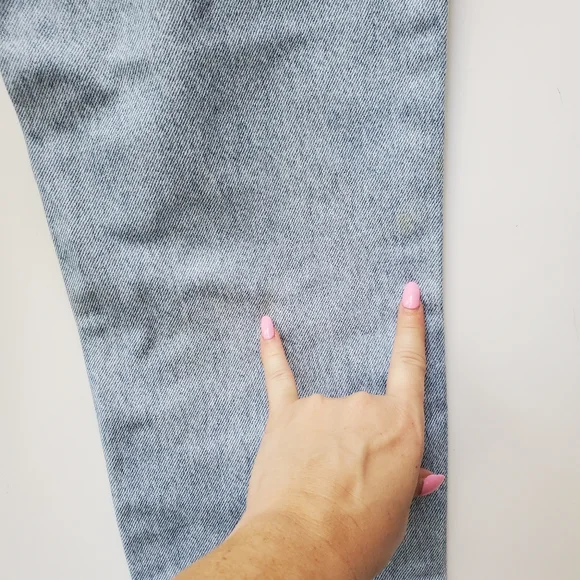 VINTAGE CALVIN KLEIN Light Denim 90s Jeans Sz 12 - Picture 7 of 16